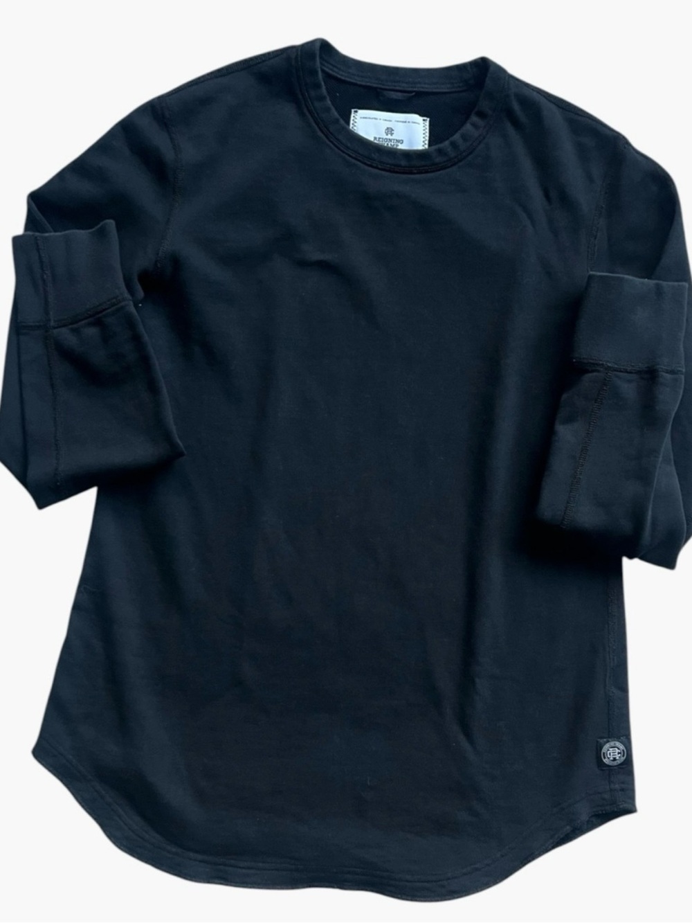 Reigning Champ Lightweight Terry Crewneck
100% Pima Cotton Black Unisex Size S
